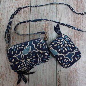 Vera Bradley Petal Splash Crossbody Wallet & Pill